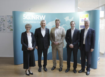 5G.NRW-Besuch-Prof.Pinkwart